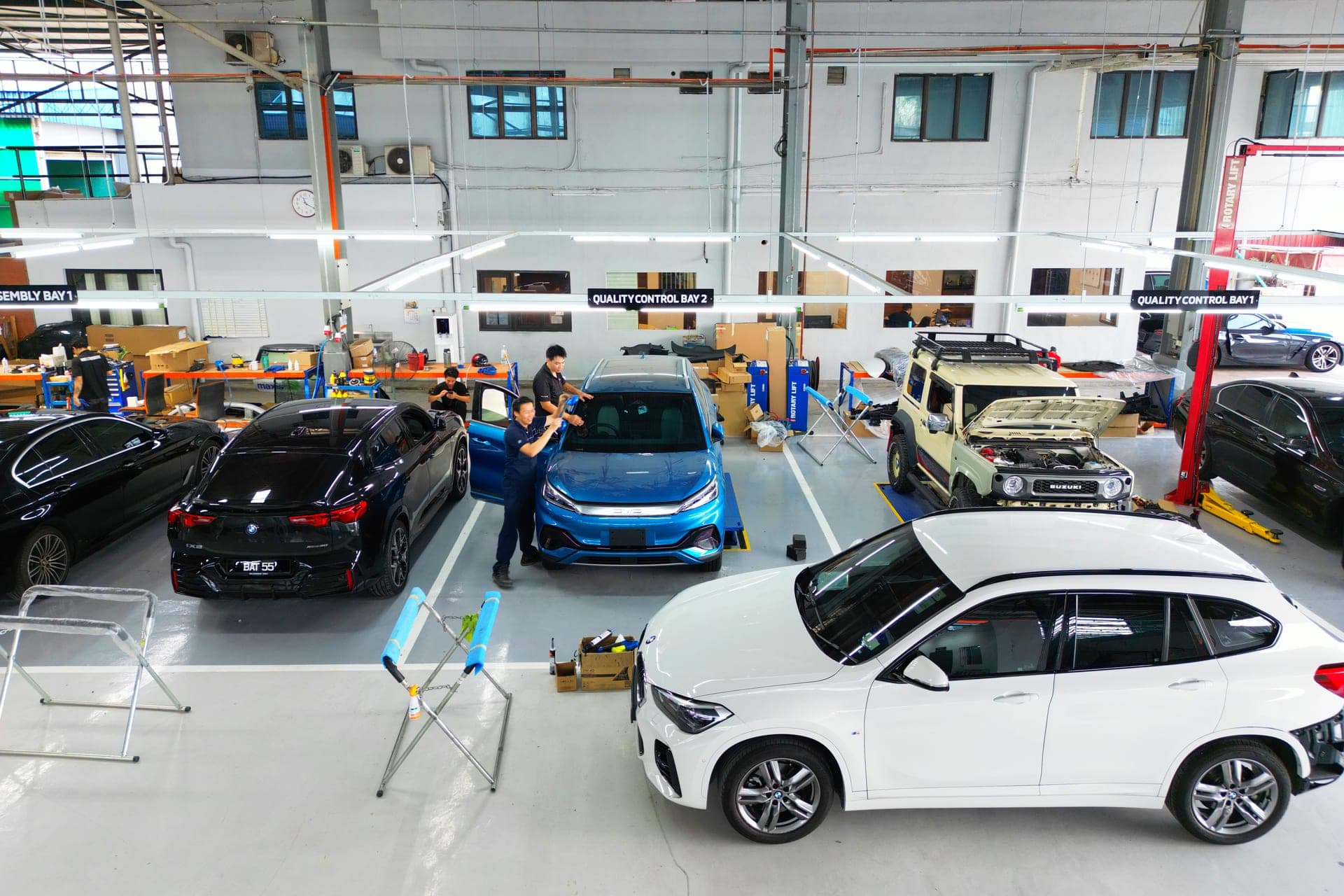 Workshop bays — Batu Caves