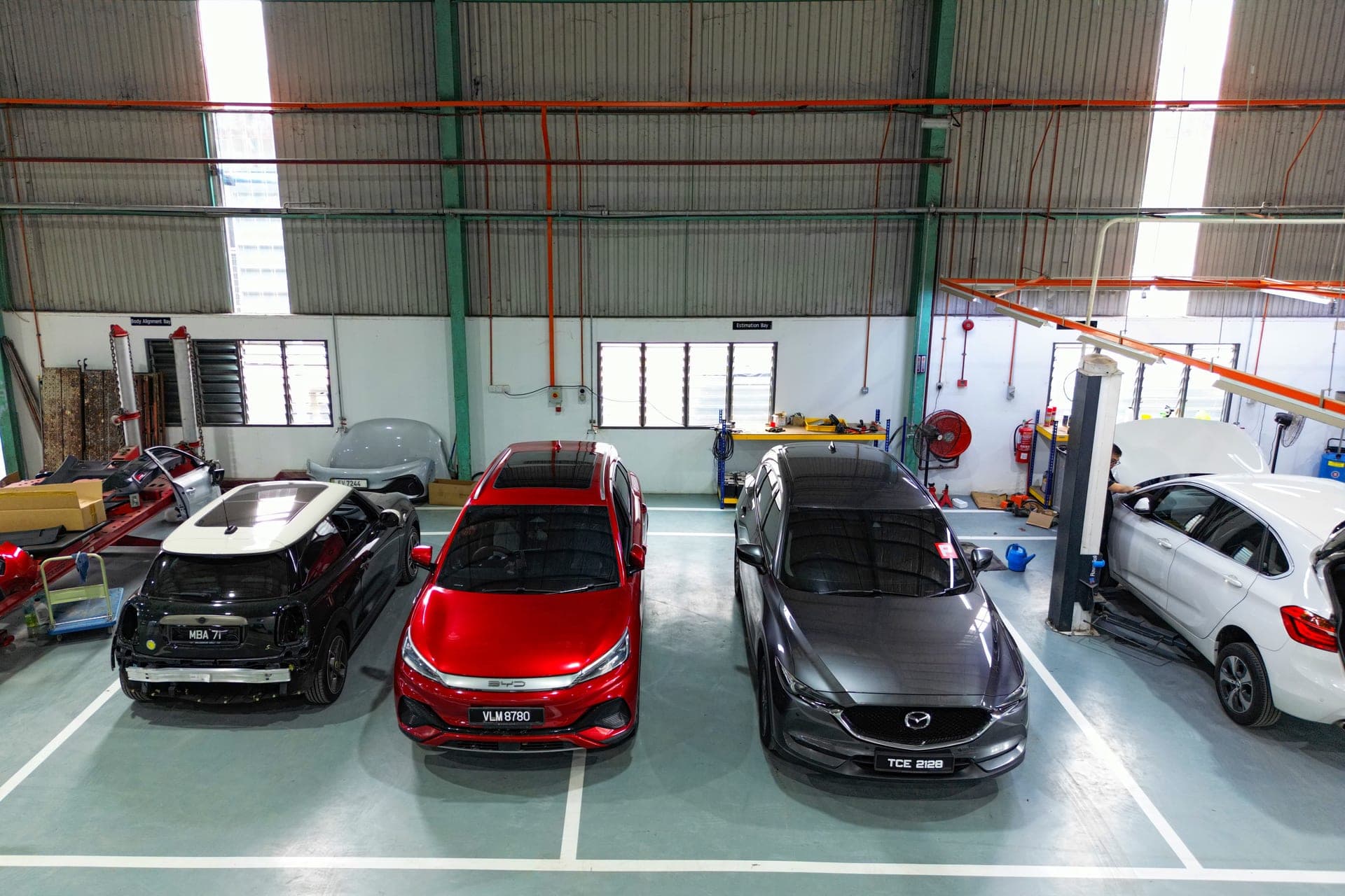 Seremban workshop from above