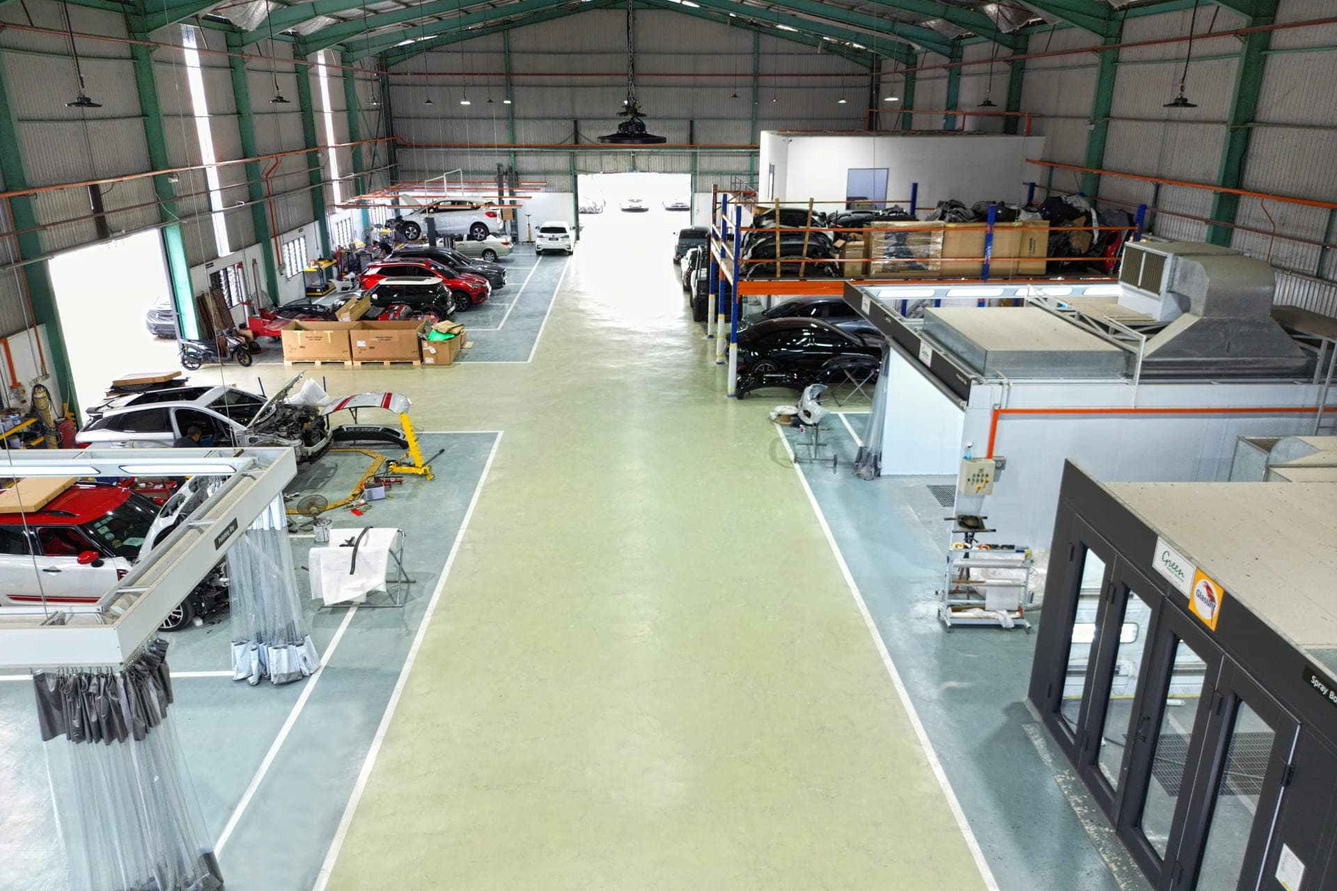 Seremban workshop interior aerial