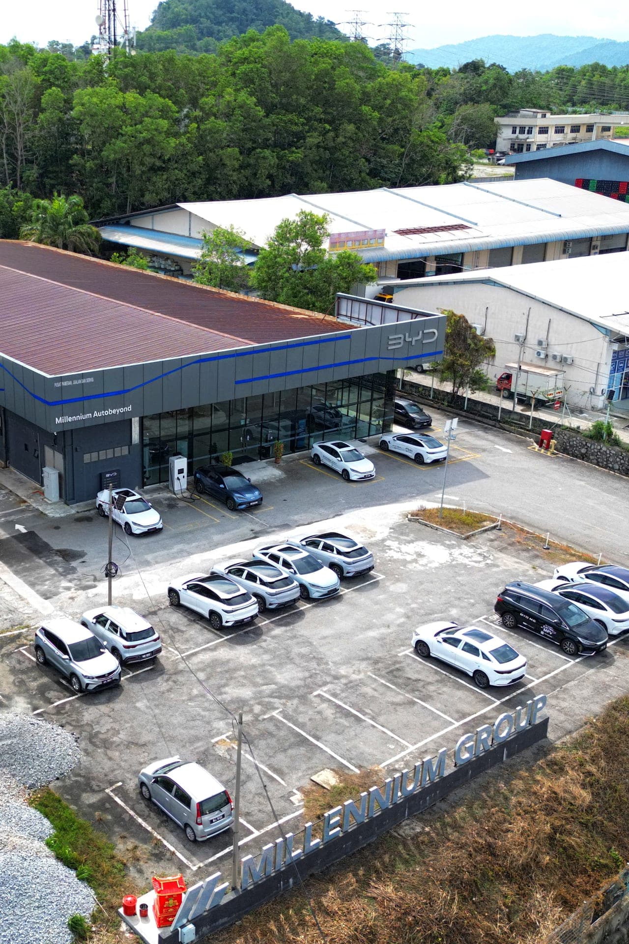 Seremban branch drone shot