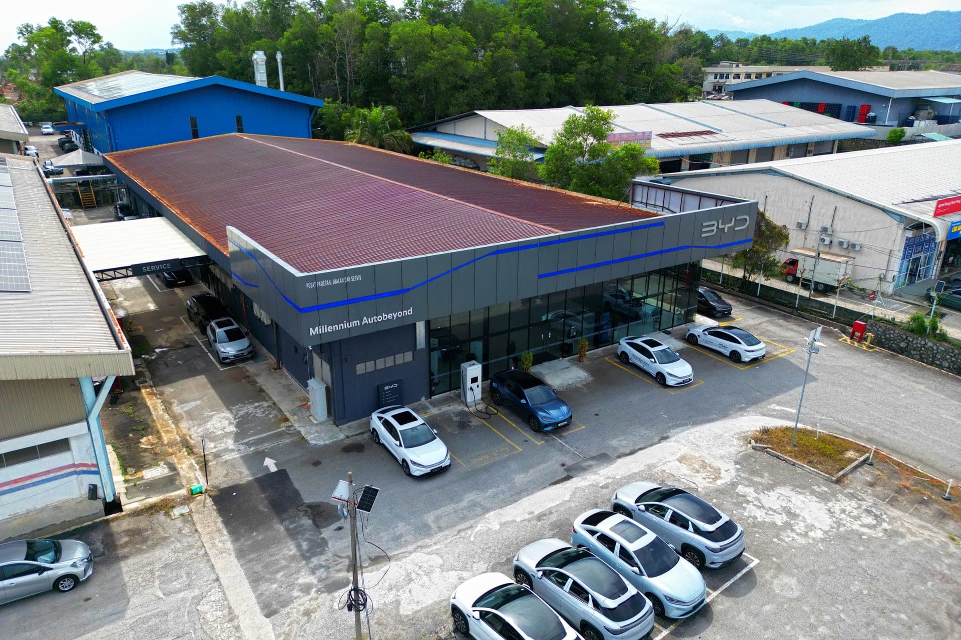Aerial view — Seremban workshop
