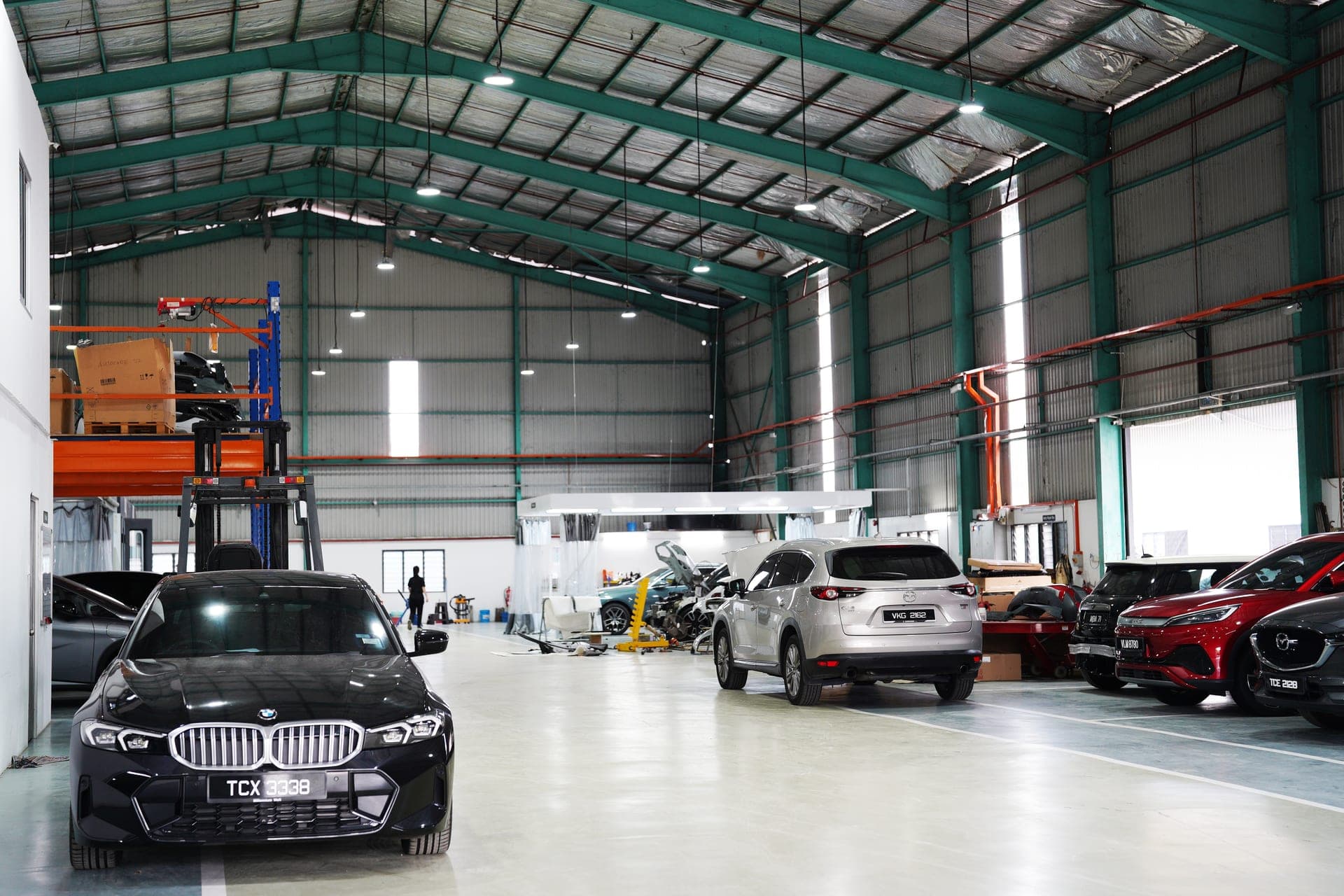 Body shop floor — Seremban branch
